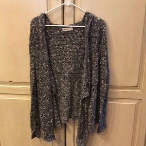 Gray cardigan